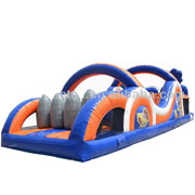 inflatable bouncer obstacle course